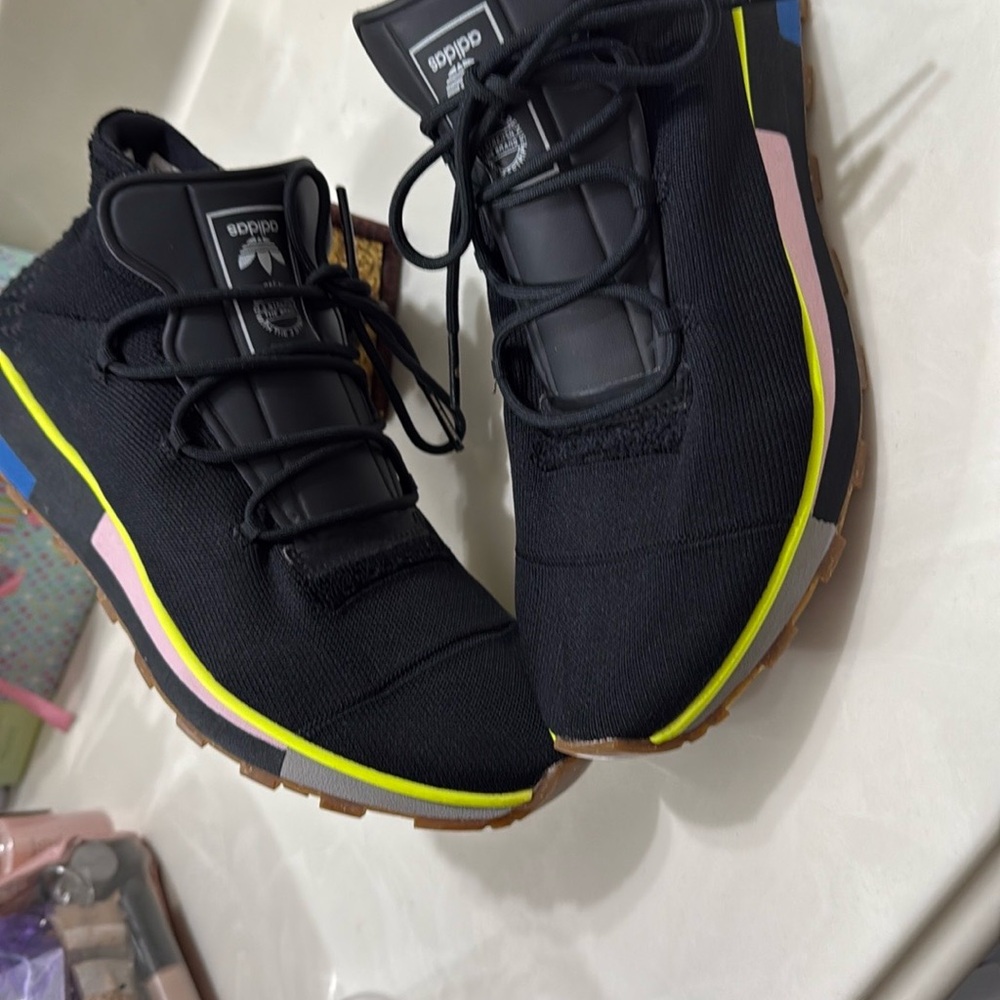 Adidas Black High-Top Sneakers - Picture 2 of 4